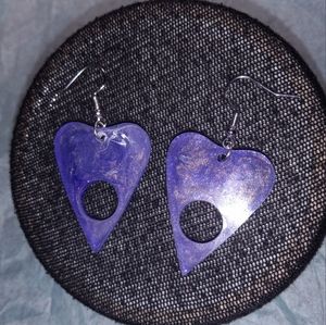 ✨️HP✨️ Iridescent Tie-dye ouija Planchette earrings